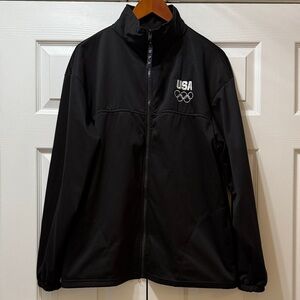 Vintage Black USA Olympic Men's Jacket